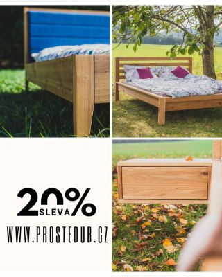 Sleva 20% na postele a stoly. Jsme výrobci,ne překupníci www.prostedub.cz #prostedub #nabytek #namiru #dub #dubovynabytek...